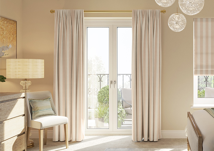 Striatus, Caramel - Made to Measure Curtains - Image 3
